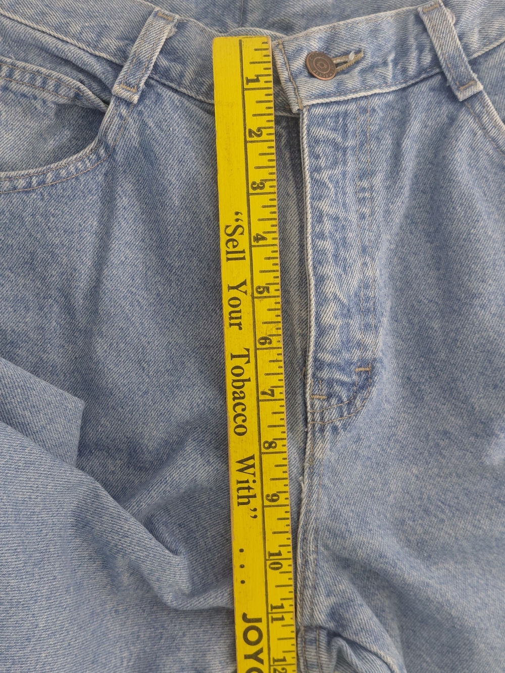 VTG Gitano Light Blue Pleated High-waist Mom Jeans 28x29 - Picture 8 of 9